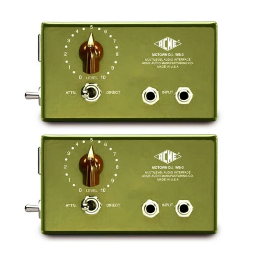 ACME Audio Motown DI WB-3 Stereo Pair -Premium Audio acme audio motown wb3 di stereo pair zenpro 69854.1705845551